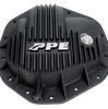 PPE Black Deep Transmission Pan & Rear Diff Cover For 2020-2024 GM 6.6L Duramax