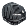 PPE Deep Black Transmission Pan & Rear Diff Cover For 2001-2019 GM 6.6L Duramax