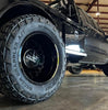 Dually Wheel Kit 94-18 RAM 92-10 GM Aftermath Black/Milled 20X8.25 8X165 12.50