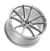 Fittipaldi (4) 362S 20X10 5X120 +37 HB 74.1 Gloss Silver Aluminum Alloy Wheels