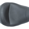 Mustang Lowdown Touring Solo Seat w/ Driver Backrest For 08-21 Harley-Davidson