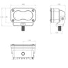 Baja Designs Factory Amber S2 Pro Series LED Light Pods With Harness