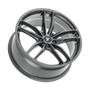 Fittipaldi (4) 361G 20X8.5 5X120 +32 HB 74.1 Gloss Graphite Aluminum Wheels