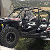(4) 14X7 Fuel UTV D557 ANZA Matte Black/Gunmetal Wheels 4X110 +13 Offset 4.51" Backspacing