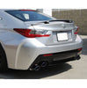 Invidia Q300H Cat-Back Exhaust w/ 4" Rolled Titanium Tips For 15-16 Lexus RCF