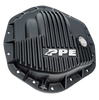 PPE Black Transmission Pan & Rear Diff Cover Kit For 2001-2019 GM 6.6L Duramax