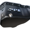 PPE Black Standard Transmission & High Capacity Oil Pan For 01-10 GM 6.6L Duramax