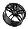 Fittipaldi (4) 361B 20X8.5 5X112 +35 HB 66.6 Gloss Black Aluminum Alloy Wheels