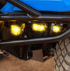 Morimoto 2Banger HXB Flood Beam Yellow LED Light Pod Kit (Pair) Universal
