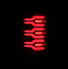 AlphaRex LUXX Series Black-Red LED Tail Lights For 2014-2019 Chevrolet Silverado 1500 2500 3500