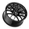 Fittipaldi (4) 360B 19X9.5 5X112 +45 HB 66.6 Gloss Black Aluminum Alloy Wheels