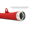 Mishimoto Wrinkle Red Hot Side Intercooler Pipe Kit For 2022-2024 Subaru WRX