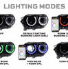 Morimoto XRGB LED Headlights w/ Multicolor DRL For 2015-2023 Dodge Challenger