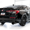 AWE Track Exhaust w/ Black Tips For 22-25 Acura Integra A-Spec/Honda Civic Si