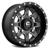 (4) 14X7 Fuel UTV D538 Maverick Matte Black Milled Wheels 4X156 +13 Offset 4.51"