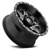(4) 16X7 Fuel UTV D538 Maverick Matte Black Milled Wheels 4X137 +13 Offset 4.51"
