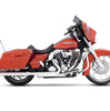 Rinehart Racing 3.5in Slip-On Mufflers Chrome with Black Tips For 1995–2009 Harley Touring