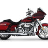 Rinehart Racing 4in Slip-On Exhaust Chrome with Black Tips For 2017-2026 Harley Touring Milwaukee 8