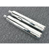 Rinehart Racing DBX45 4.5in Slip-On Exhaust Chrome with Chrome End Caps For 1995-2016 Harley-Davidson Touring Models Twin Cam