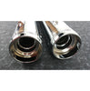 Rinehart Racing DBX45 4.5in Slip-On Exhaust Chrome with Chrome End Caps For 1995-2016 Harley-Davidson Touring Models Twin Cam