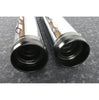 Rinehart Racing DBX45 4.5in Slip-On Exhaust Chrome with Black End Caps For 1995-2016 Harley-Davidson Touring Models Twin Cam
