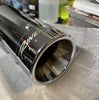 Rinehart Racing DBX40 4in Slip-On Exhaust Chrome with Chrome End Caps For 2014-2026 Indian Touring/Bagger