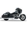 Rinehart DBX45 4.5 Inch Chrome Slip-On Muffler Exhaust For 2014–2026 Indian Bagger and Touring Models
