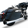 Rinehart DBX45 4.5 Inch Chrome Slip-On Muffler Exhaust For 2014–2026 Indian Bagger and Touring Models