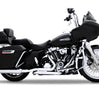 Rinehart Racing HP45XL 4.5in Chrome Slip-On Mufflers For 2017-2026 Harley Davidson Touring Models M8