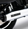 Rinehart Racing HP40 4in Chrome 2 into 1 Slip-On Muffler For 2025-2026 Harley Davidson Softail M8 117
