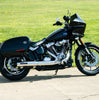 Rinehart Racing HP40 4in Chrome 2 into 1 Slip-On Muffler For 2025-2026 Harley Davidson Softail M8 117
