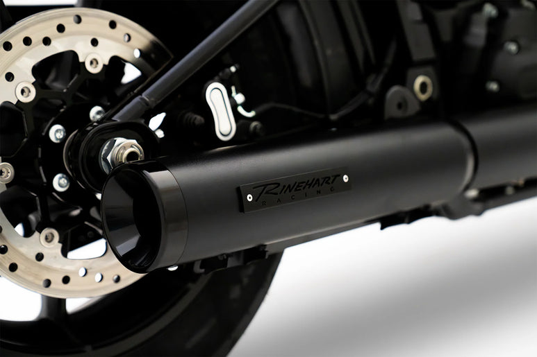 Rinehart HP40 4in Black 2 into 1 Slip-On Muffler For 2025-2026