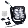 Baja Designs Husqvarna XL Pro D/C Headlight Kit w/ Dimmer 2024-2025 FE 350S FE 501S FE350W FE 501W FE 450 TE 150 TE 250 TE 300 Driving Combo Clear