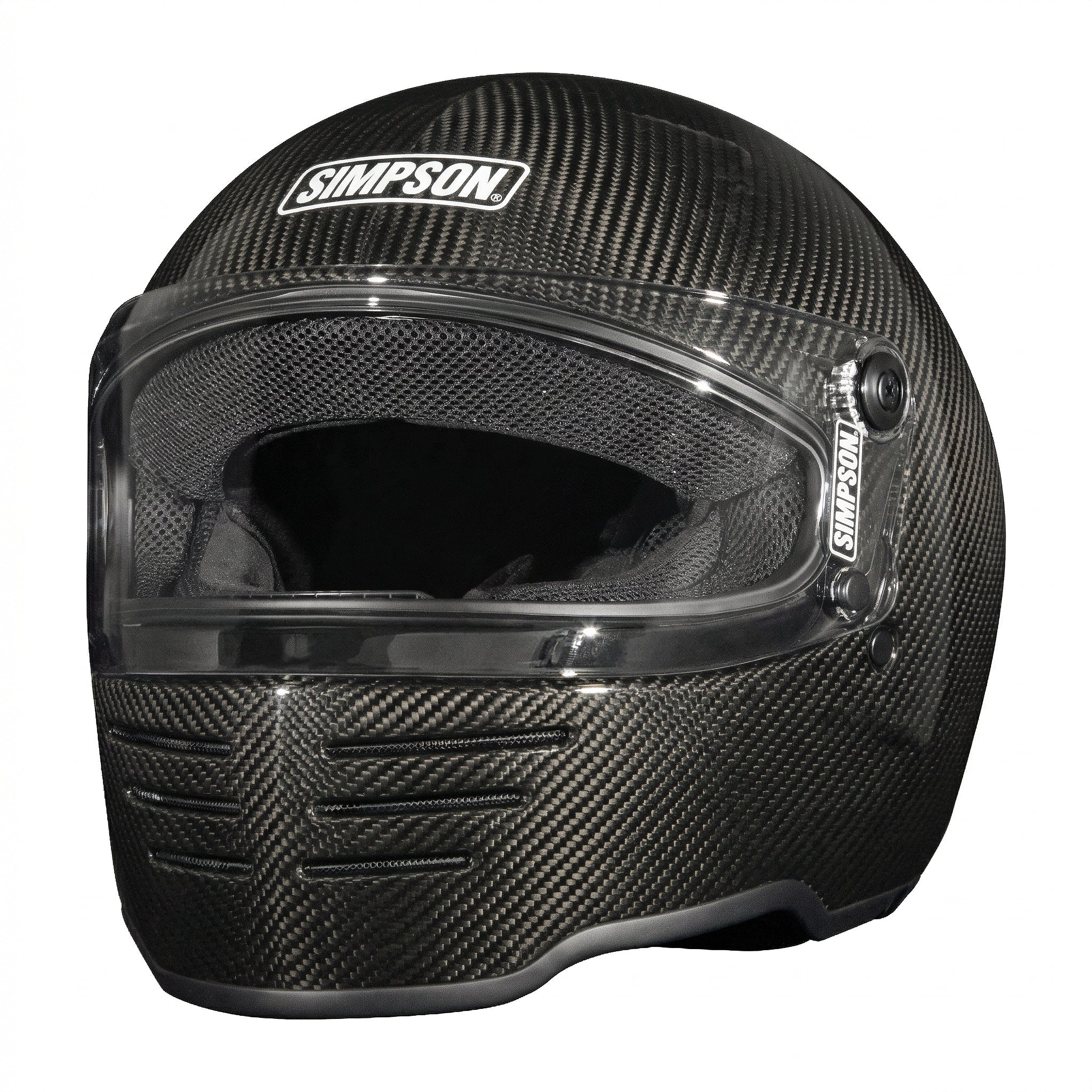Simpson Motorcycle M62 Bandit Helmet - Carbon Fiber - X-Large - DOT/ECE 22.06