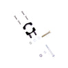 Bilstein Steering Damper Kit Zinc Plated Finish Smooth Body (Non-Coilover)