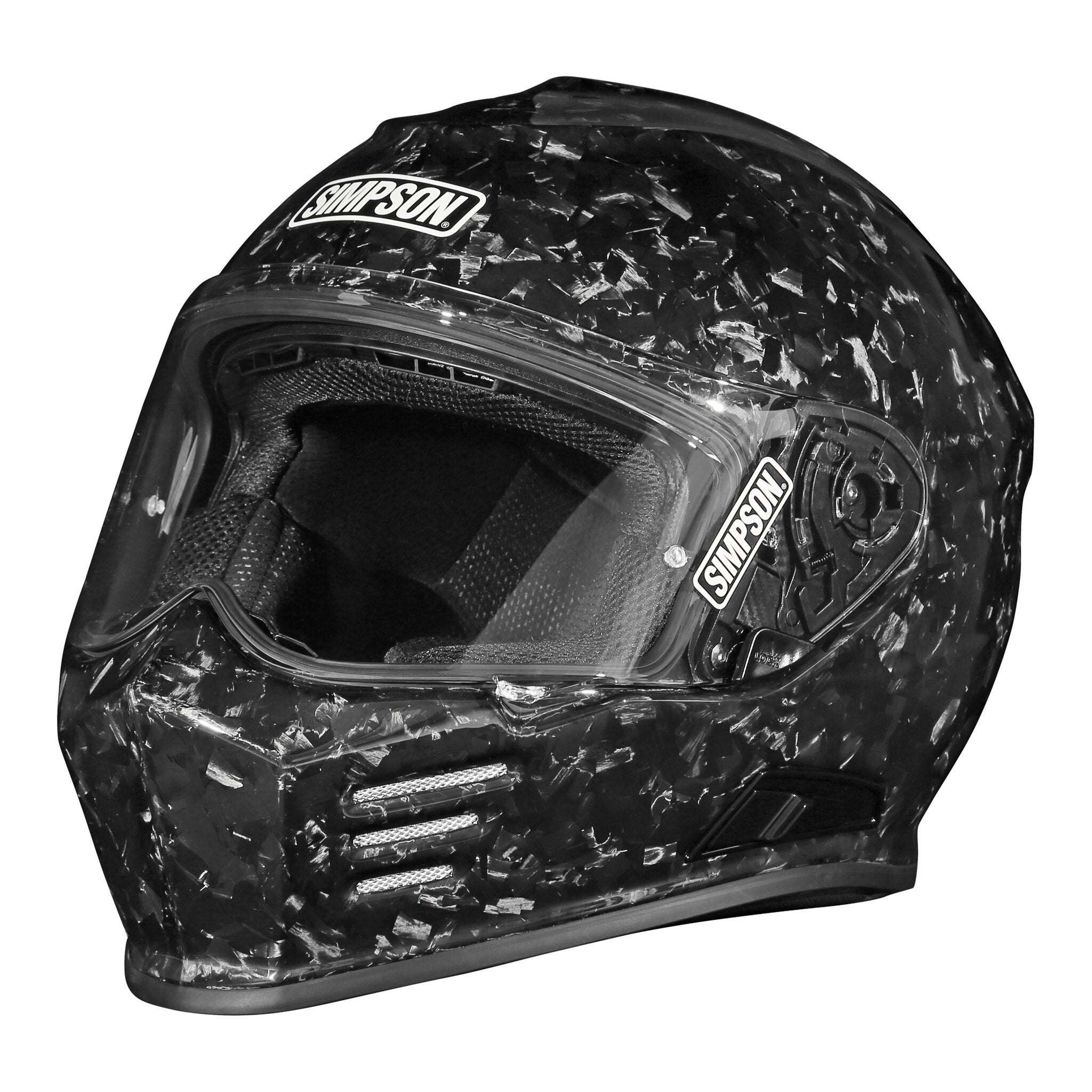 Simpson Motorcycle Ghost Bandit Forged Carbon Full Face Helmet XXL DOT ECE