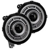 Oracle Lighting Oculus Bi-LED Projector Headlights Graphite Metallic For 2018-2025 Jeep Wrangler JL / 2020-2025 Jeep Gladiator JT