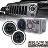 Oracle Lighting Oculus 7in Bi-LED Projector Headlights For 2007-2018 Jeep Wrangler JK