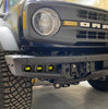 Oracle Lighting Triple LED Fog Light Kit Yellow For 2021-2024 Ford Bronco Steel Modular Bumper