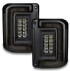 Oracle Lighting Black Series V2 Flush Mount LED Tail Lights Tinted For 2007-2018 Jeep Wrangler JK