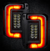 Oracle Lighting Black Series V2 Flush Mount LED Tail Lights Tinted For 2007-2018 Jeep Wrangler JK