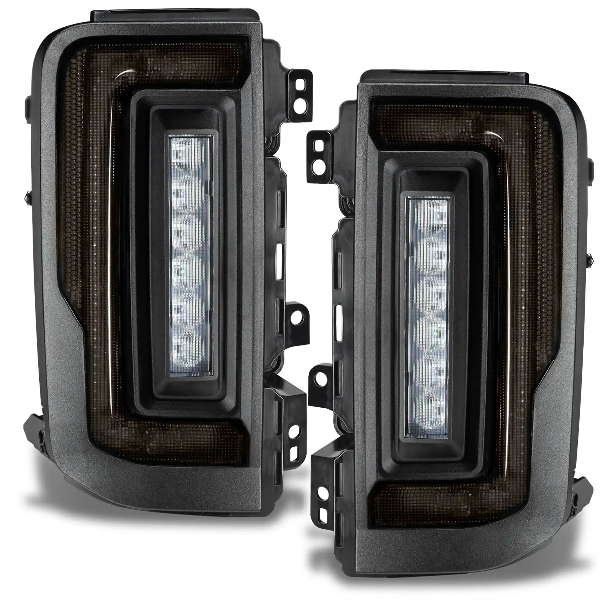 Oracle Lighting Black Series V2 Flush Style LED Tail Lights Tinted For 2021-2025 Ford Bronco w/ Factory Halogen Tail Lights