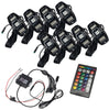 Oracle Lighting ColorSHIFT RGB+W Underbody Wheel Well Rock Light Kit (8 PCS) - Universal