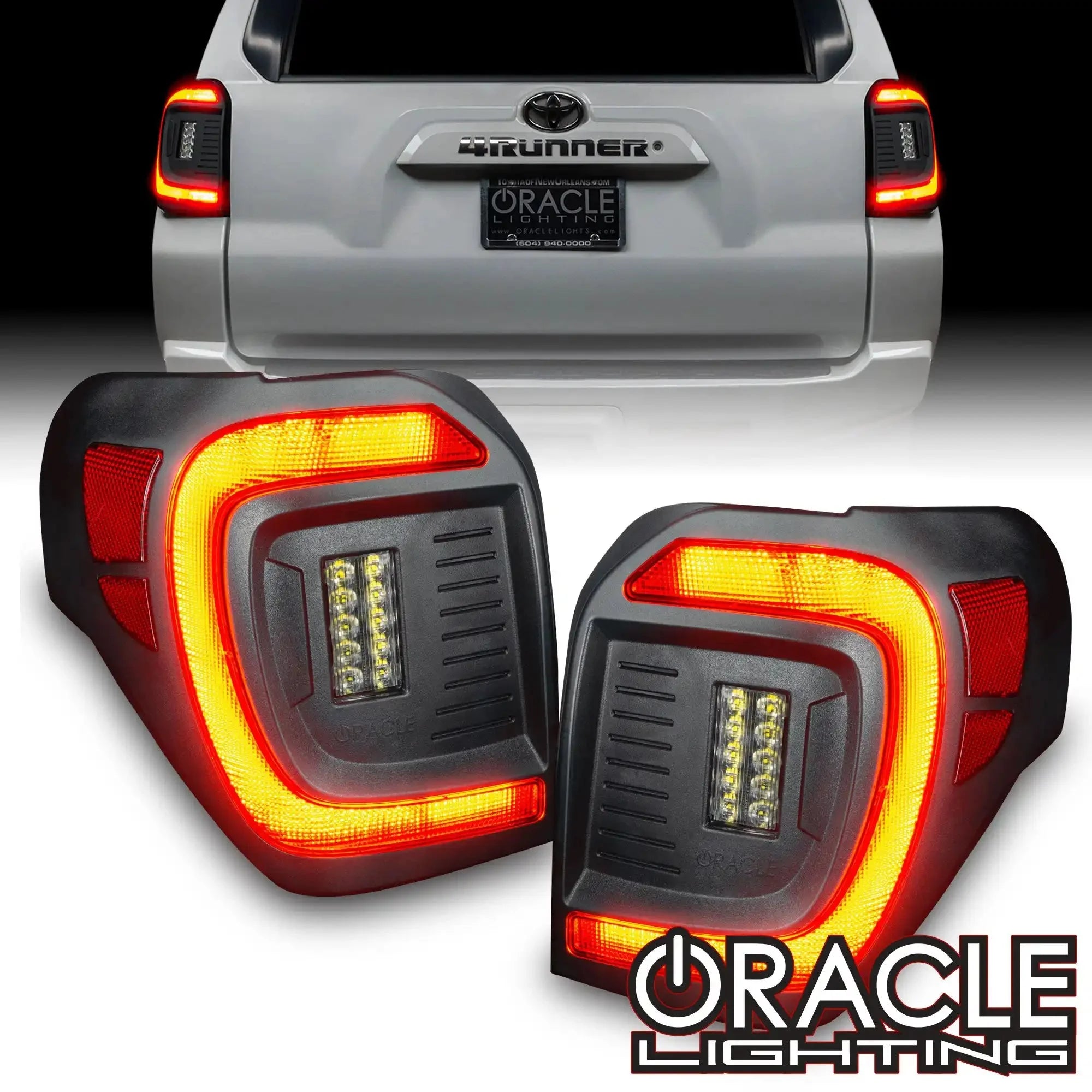 Oracle Lighting Flush Style Lensless LED Tail Lights For 2014-2024 Toyota 4Runner