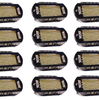 Customs Unlimited Pure White 144 LED Plug & Play 12 Pod Blazing Rock Light Kit - Universal