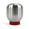 Perrin 17-18 Honda Civic Brushed Stainless Steel Large Shift Knob - 6 Speed