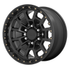 (4) 17x8.5 KMC KM718 Summit Satin Black Wheels 6X135 +0MM For 2004-2026 Ford F-150