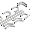 Borla 3" OD Mandrel Bent Custom Exhaust Pipes Hot Rod Builder Kit - Universal