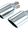 Borla 5" Round Chrome Tip Kit w/ 3" Inlet For 2021-2024 Ram 1500 TRX 6.2L V8