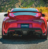AlphaRex LUXX-Series Laser Style LED Tail Lights Black/Red For 2020-2026 Toyota Supra